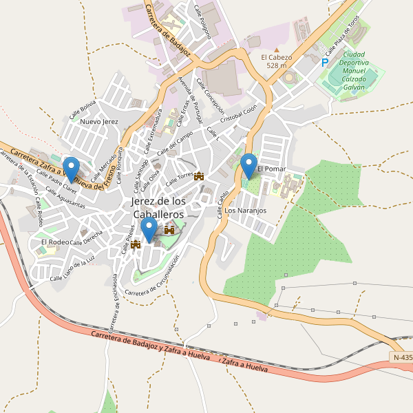 Thumbnail Mapa de restaurantes en Jerez de los Caballeros