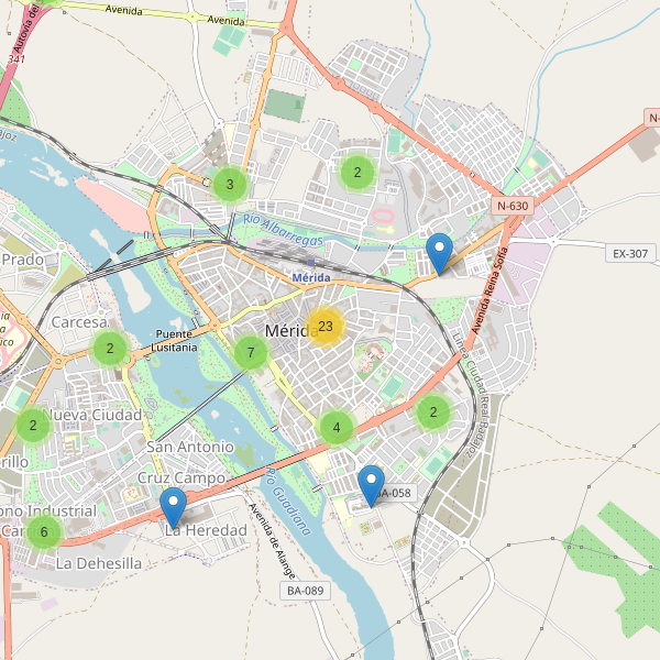 Thumbnail Mapa de restaurantes en Mérida
