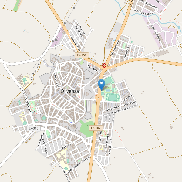 Thumbnail Mapa de restaurantes en Olivenza