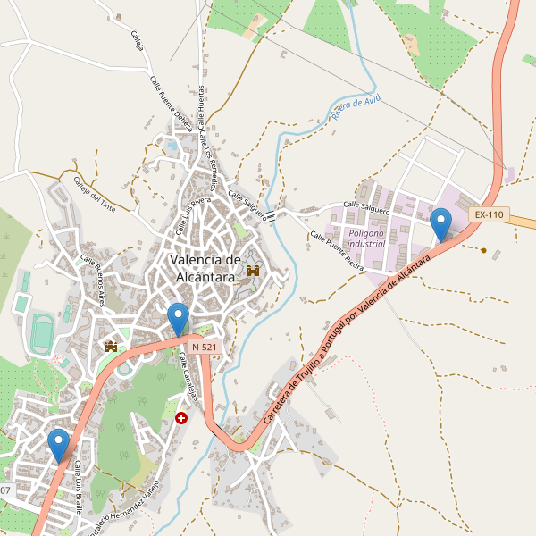 Thumbnail Mapa de restaurantes en Valencia de Alcántara