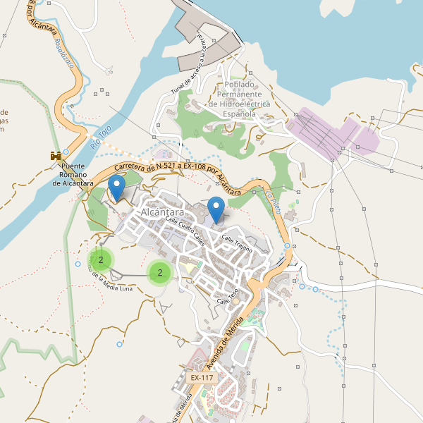 Mapa de sitios-arqueologicos en Alcántara Thumbnail