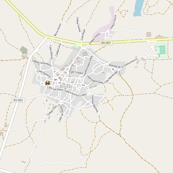 Mapa de sitios-arqueologicos en Brozas Thumbnail