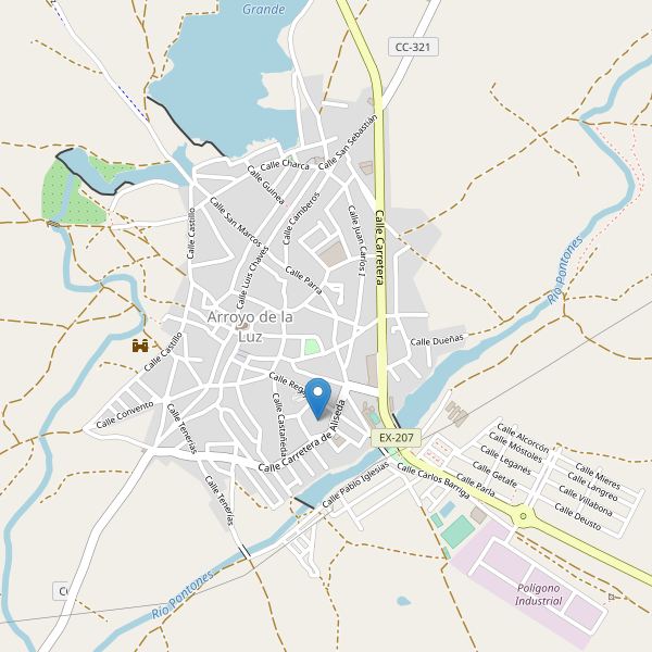 Thumbnail Mapa de supermercados en Arroyo de la Luz