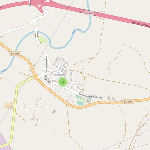 Thumbnail Mapa de supermercados en Galisteo