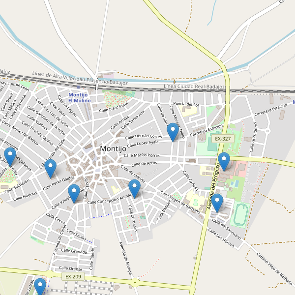 Thumbnail Mapa de supermercados en Montijo