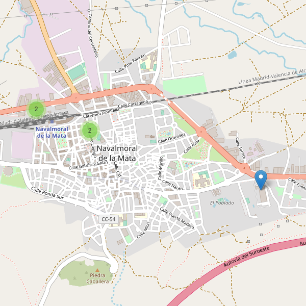 Thumbnail Mapa de supermercados en Navalmoral de la Mata