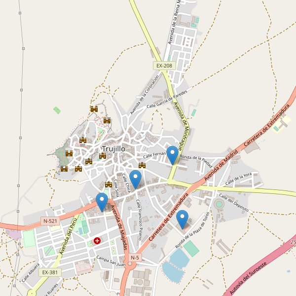 Thumbnail Mapa de supermercados en Trujillo