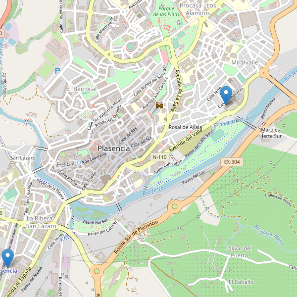 Mapa de taxi en Plasencia Thumbnail