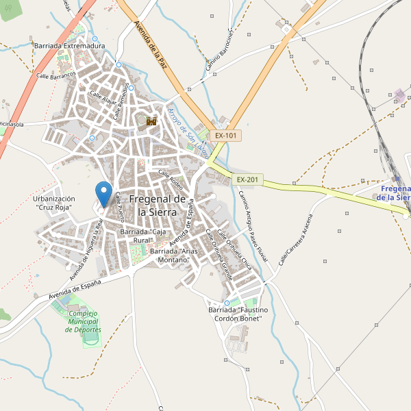 Thumbnail Mapa de teatros en Fregenal de la Sierra