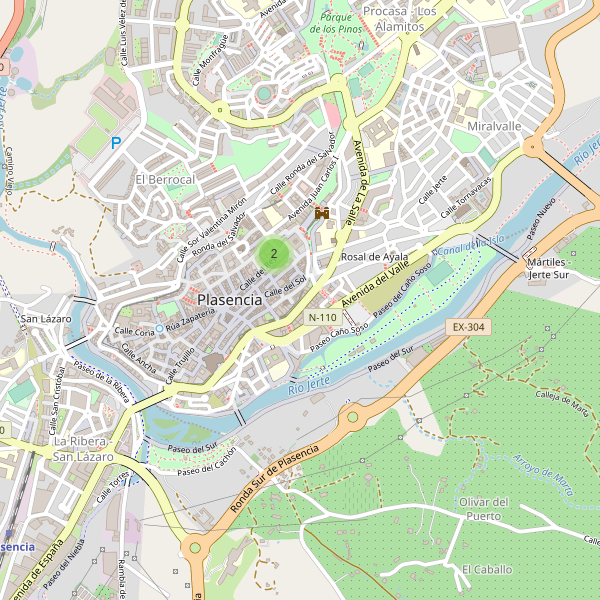 Thumbnail Mapa de teatros en Plasencia