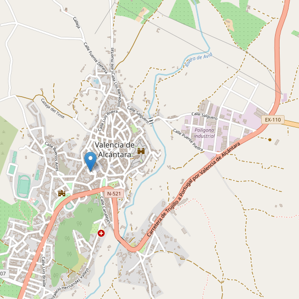 Thumbnail Mapa de teatros en Valencia de Alcántara