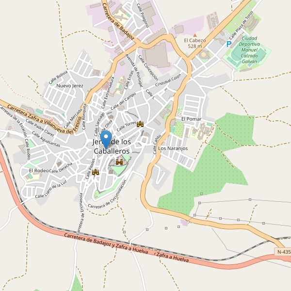 Mapa de telefonos en Jerez de los Caballeros Thumbnail