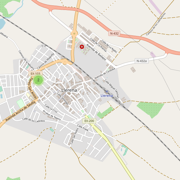Mapa de telefonos en Llerena Thumbnail