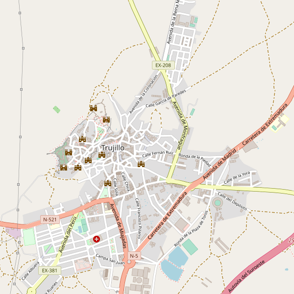 Mapa de telefonos en Trujillo Thumbnail