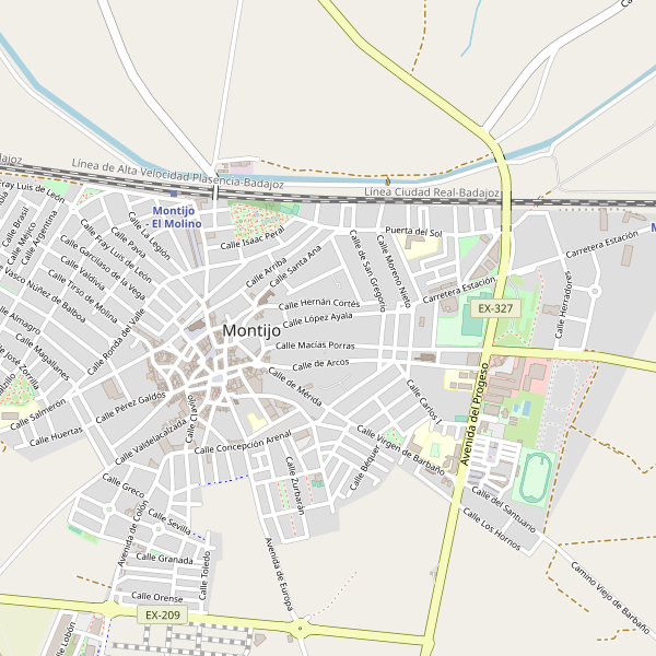 Mapa de vistas en Montijo Thumbnail