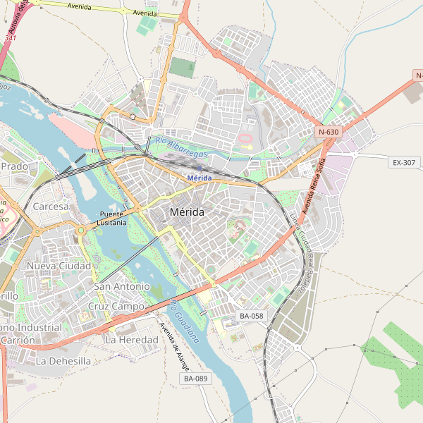 Mapa de vistas en Mérida Thumbnail