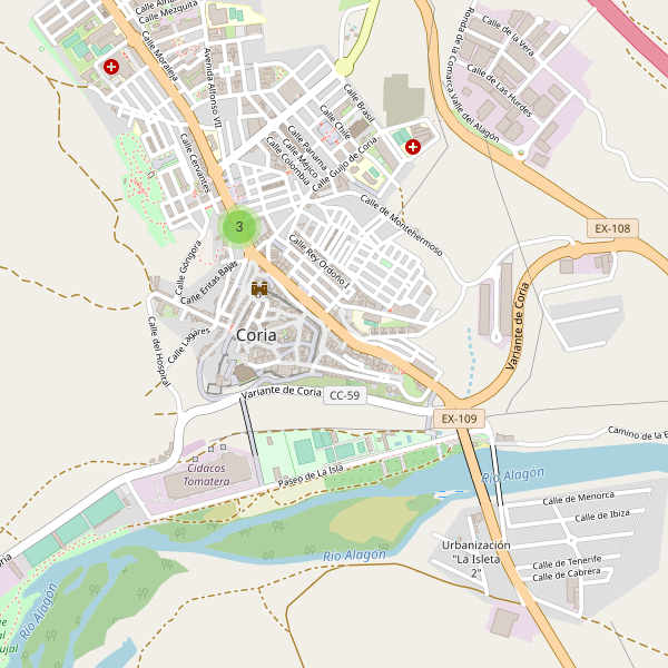 Mapa de zapatos en Coria Thumbnail