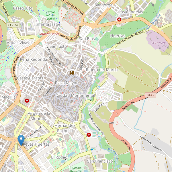 Mapa de zapatos en Cáceres Thumbnail