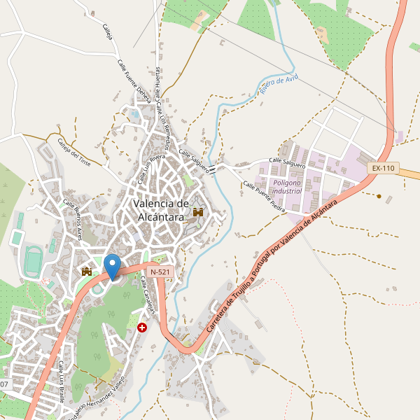 Mapa de zapatos en Valencia de Alcántara Thumbnail