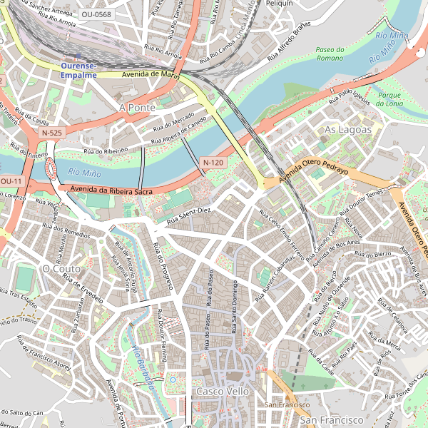 Thumbnail Mapa de Ourense