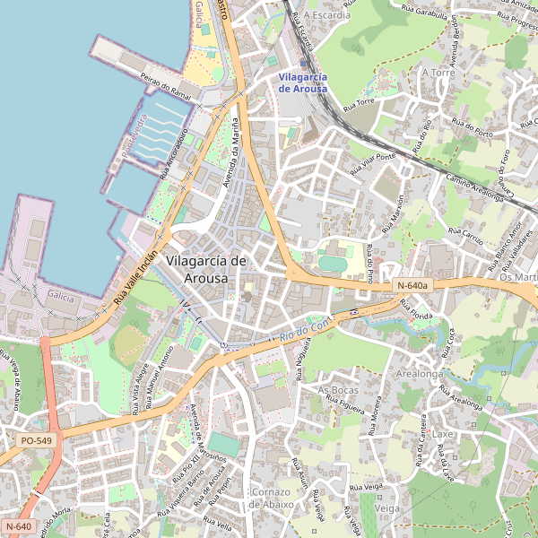 Thumbnail Mapa de Vilagarcía de Arousa