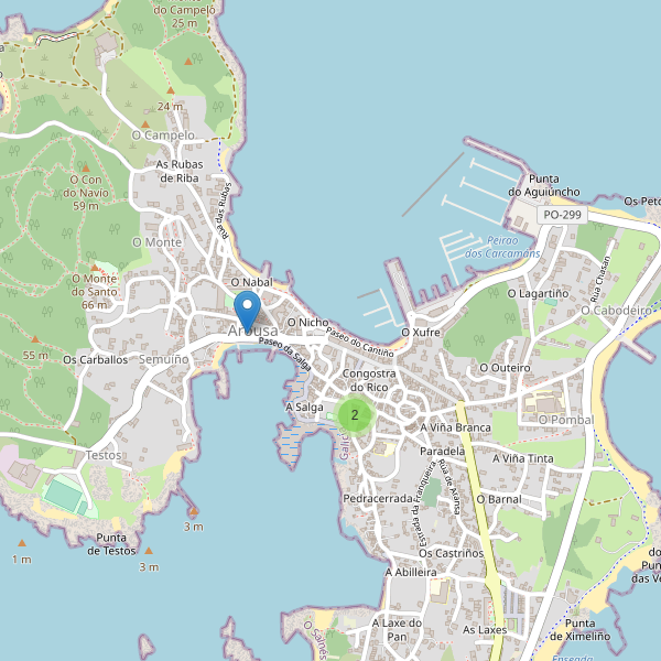 Mapa de aparcamientos-bicicletas en Arousa Thumbnail