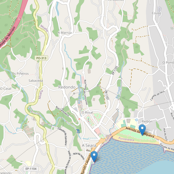 Mapa de aparcamientos-bicicletas en Redondo Thumbnail