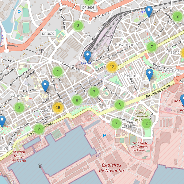 Mapa de bares en Ferrol Thumbnail