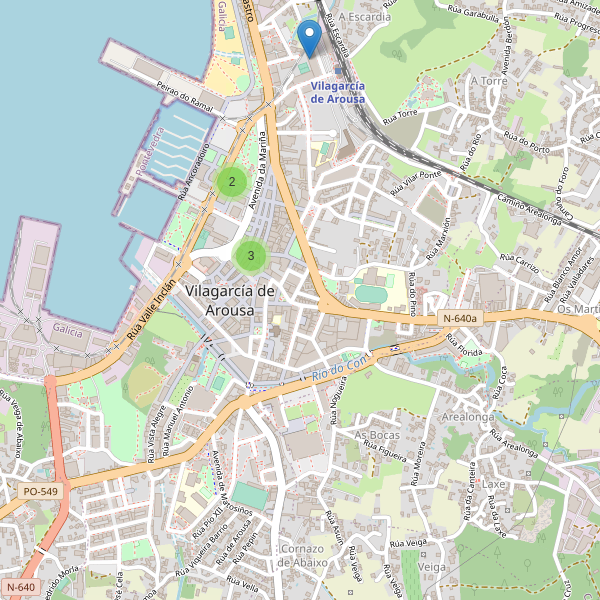 Mapa de bares en Vilagarcía de Arousa Thumbnail