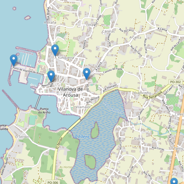 Mapa de bares en Vilanova de Arousa Thumbnail