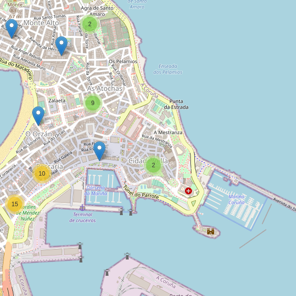 Mapa de cajeros-automaticos en A Coruña Thumbnail