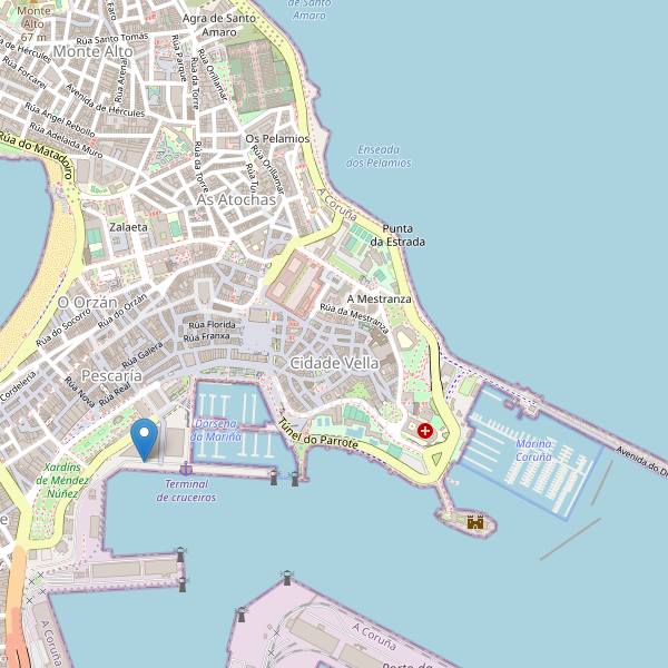 Thumbnail Mapa de cines en A Coruña