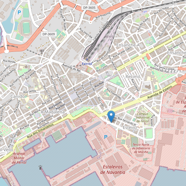 Thumbnail Mapa de cines en Ferrol