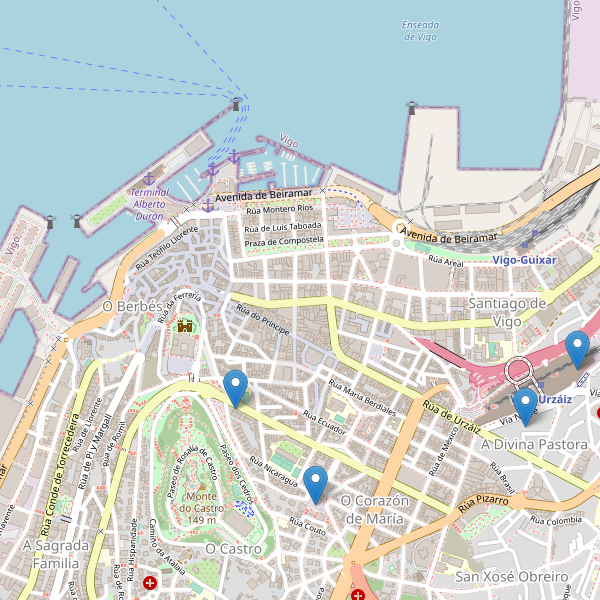 Thumbnail Mapa de cines en Vigo