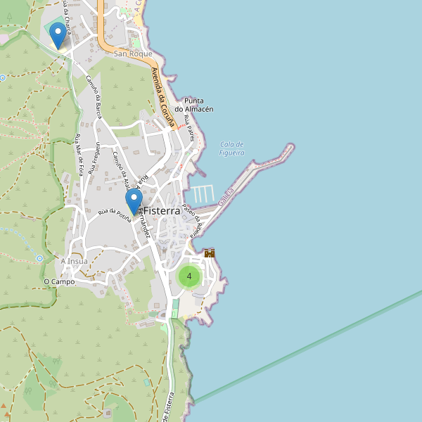 Mapa de escuelas en Fisterra Thumbnail