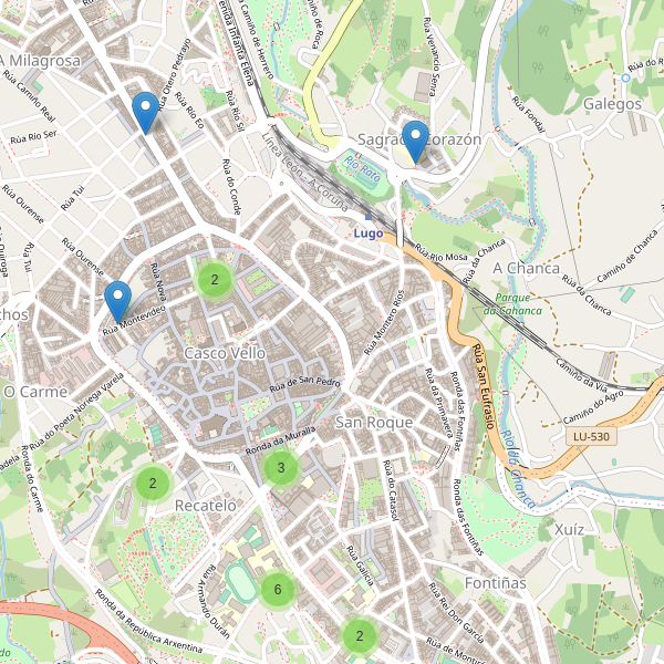 Mapa de escuelas en Lugo Thumbnail