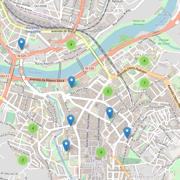 Mapa de escuelas en Ourense Thumbnail