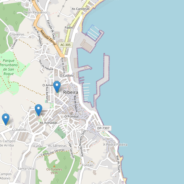 Mapa de escuelas en Ribeira Thumbnail