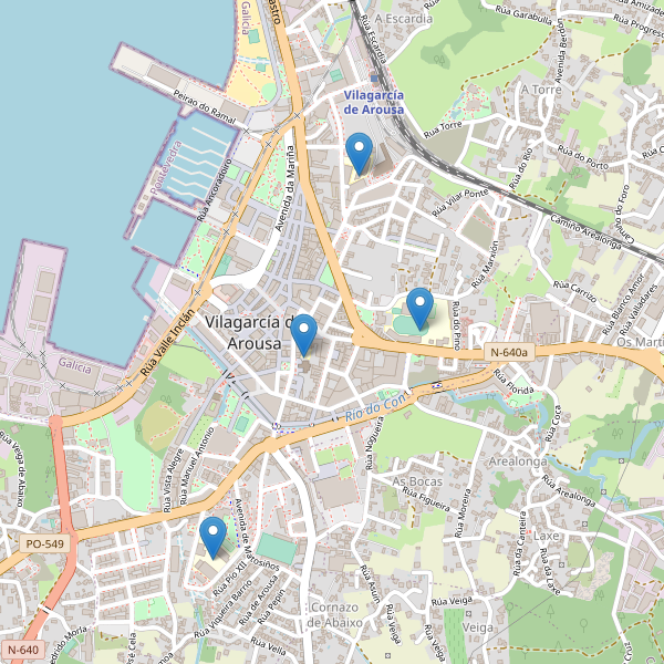 Mapa de escuelas en Vilagarcía de Arousa Thumbnail