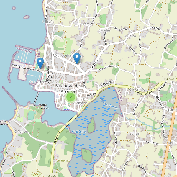 Mapa de escuelas en Vilanova de Arousa Thumbnail