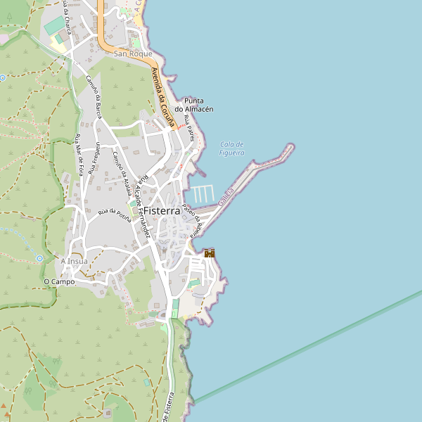 Mapa de estaciones en Fisterra Thumbnail