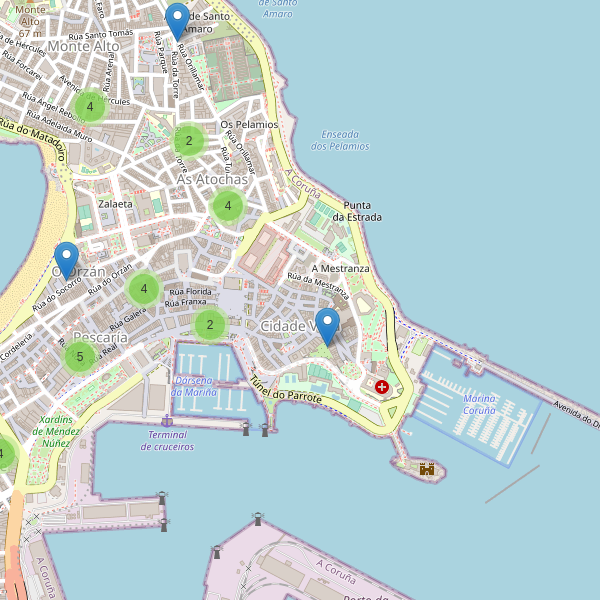 Thumbnail Mapa de farmacias en A Coruña