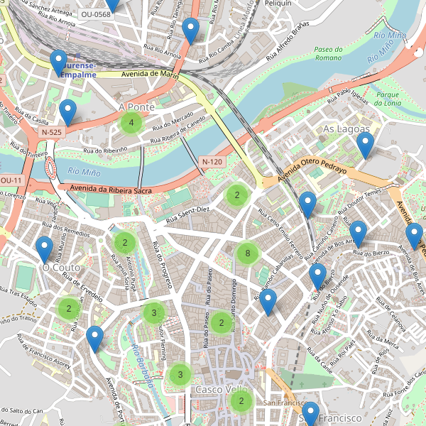 Thumbnail Mapa de farmacias en Ourense