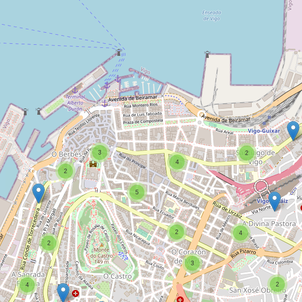 Thumbnail Mapa de farmacias en Vigo