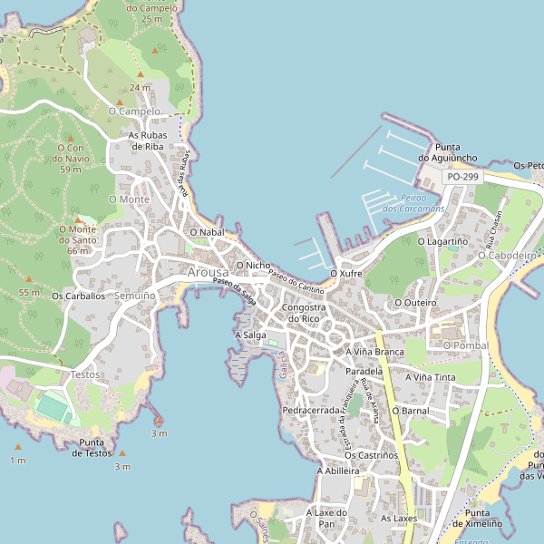 Thumbnail Mapa de hoteles en Arousa
