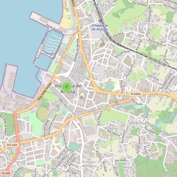Thumbnail Mapa de hoteles en Vilagarcía de Arousa