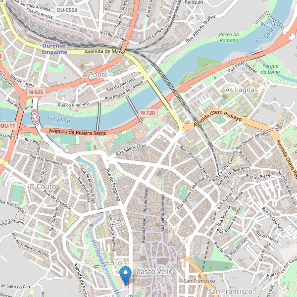 Mapa de mercados en Ourense Thumbnail