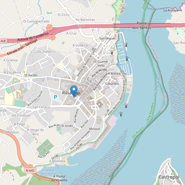Mapa de mercados en Ribadeo Thumbnail