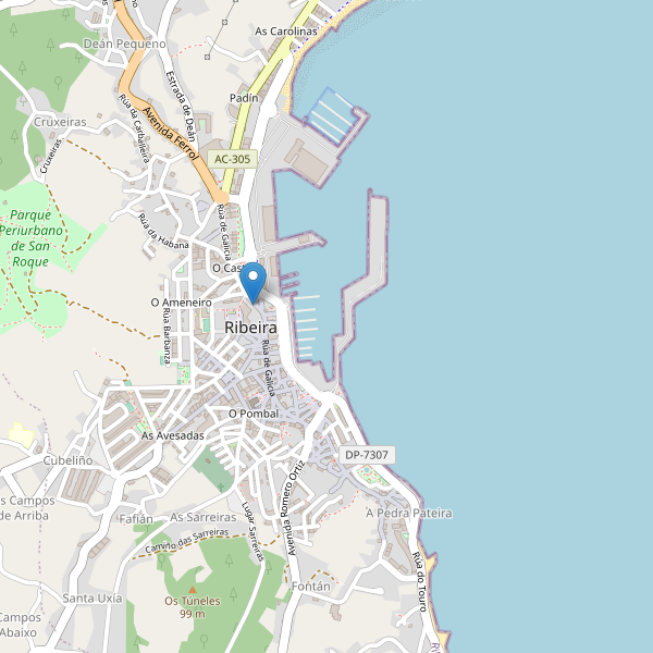 Mapa de mercados en Ribeira Thumbnail