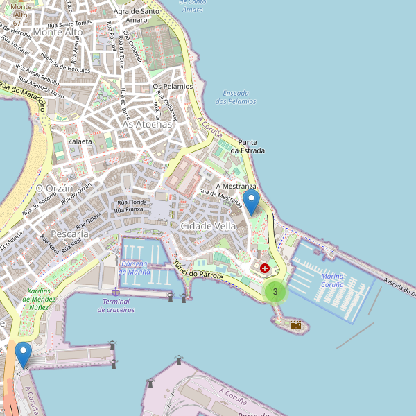 Mapa de monumentos en A Coruña Thumbnail